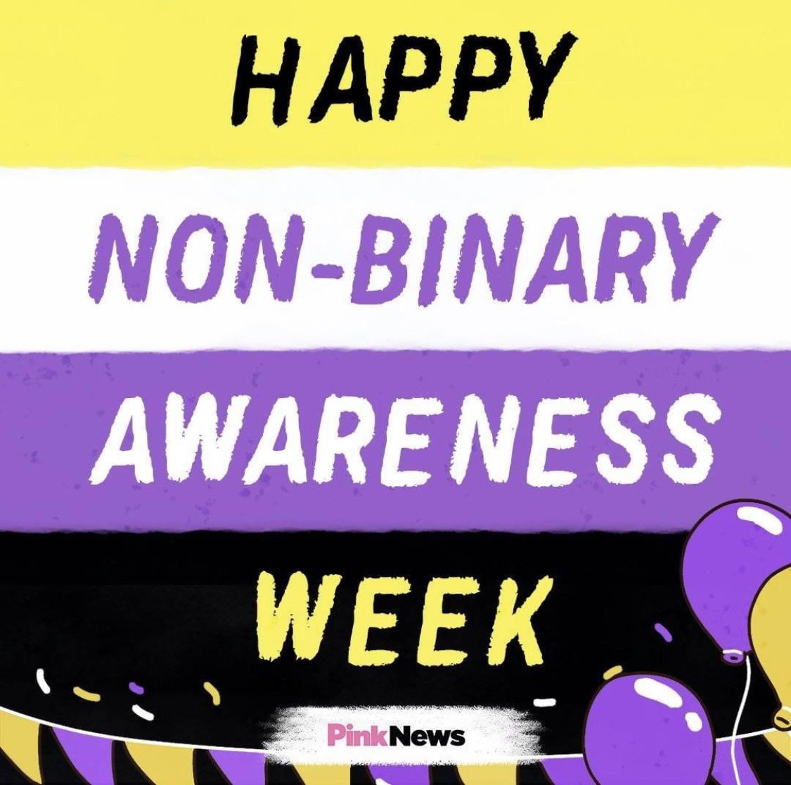NonBinary Awareness Week Achieve together